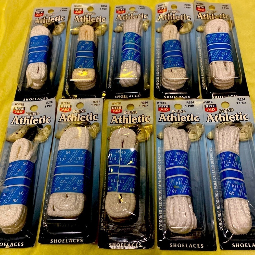 Athletic Shoe Lace Bundle NWT Activewear Unisex Lifestyle Shoe Accessories